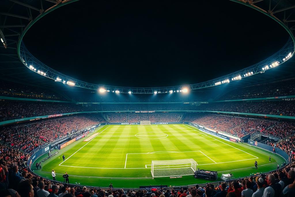 Estádio recebe torcida em noite de jogo pela Série B.